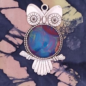 Handmade Owl Pendant Necklace